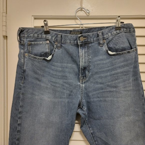 Banana Republic Men's Premium Performance Jeans Denim 38x31 - Picture 2 of 6